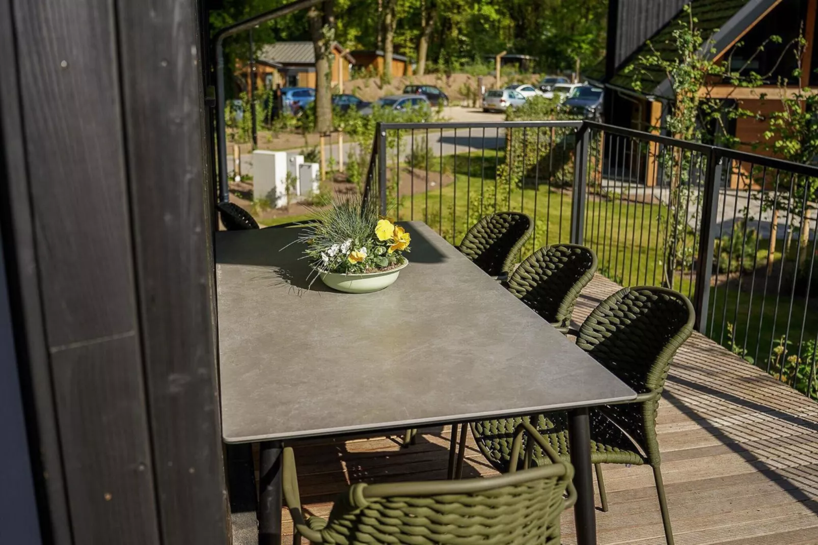 Natuur Villa  5 personen-Terrasbalkon