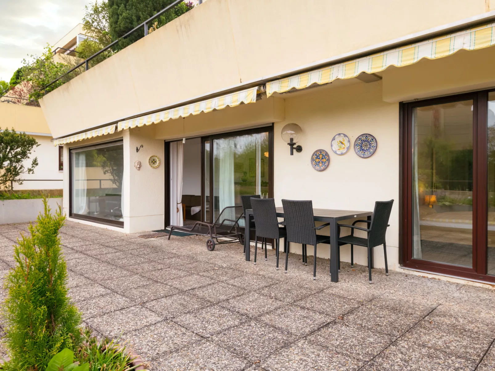 Terrassenwohnung am Kurpark-Buiten