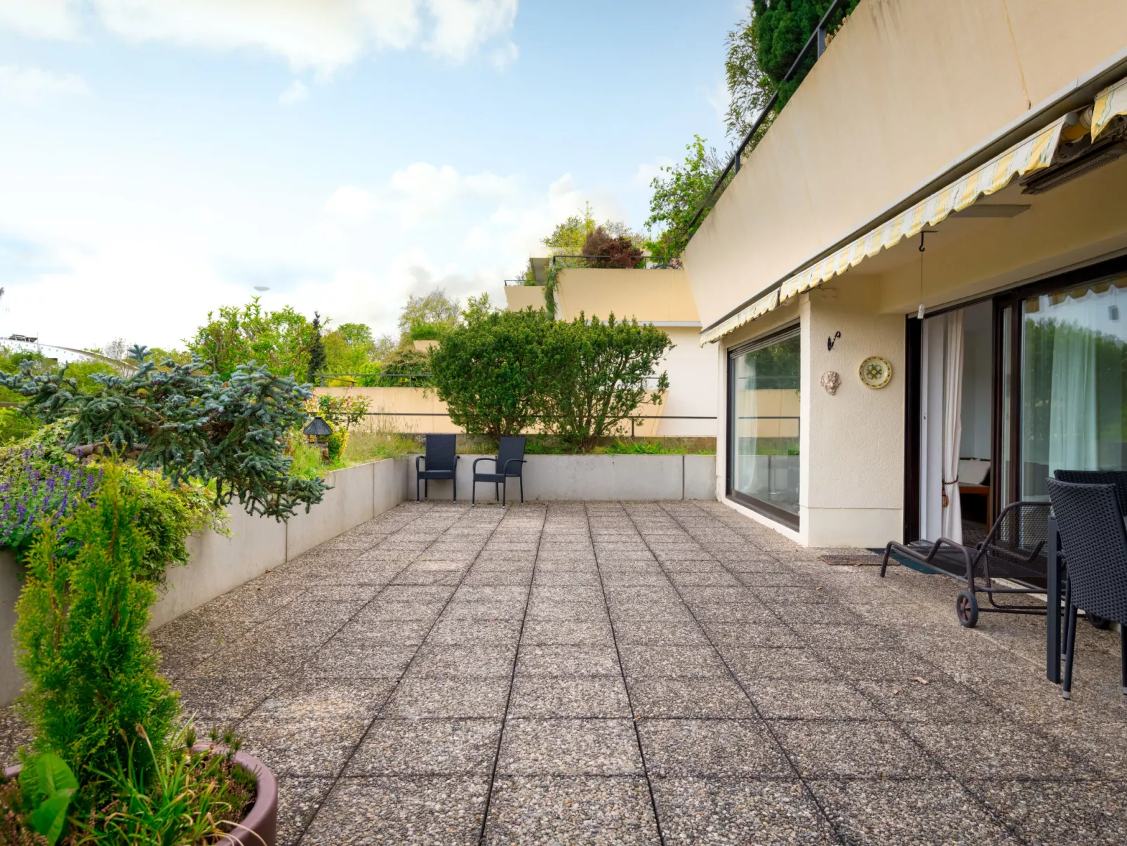 Terrassenwohnung am Kurpark-Buiten