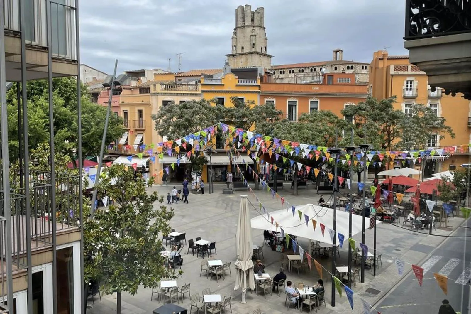 Les Corts de CAL VIRREI-Gebieden zomer 1km