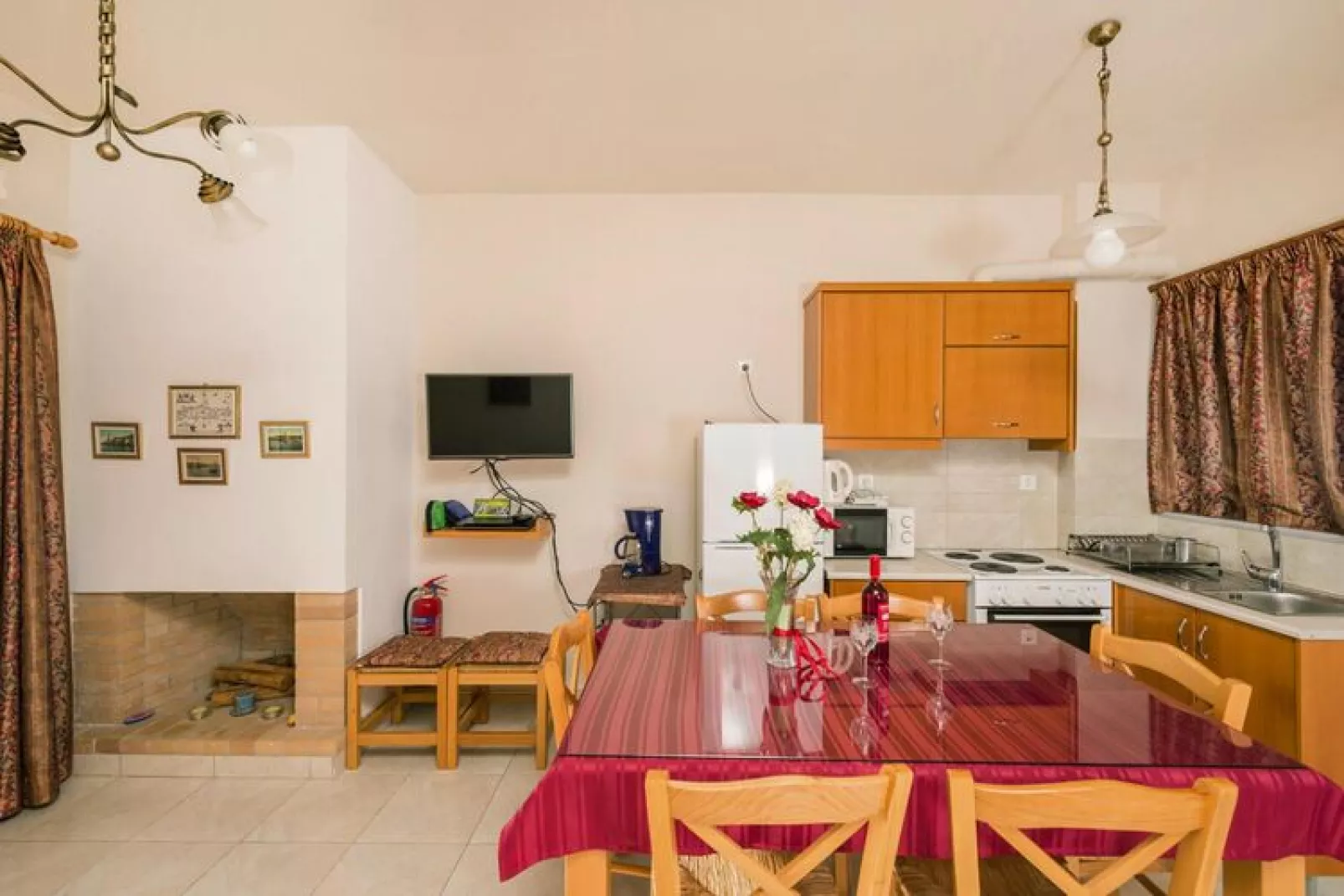 Apartments Cretan View, Chania-1 bedroom-app.-Keuken