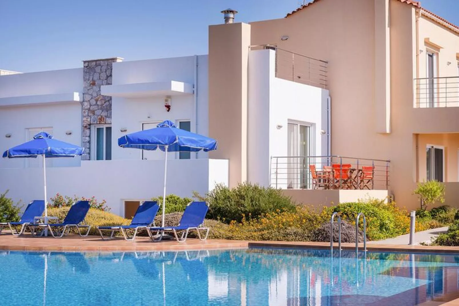 Apartments Cretan View, Chania-1 bedroom-app.-Zwembad
