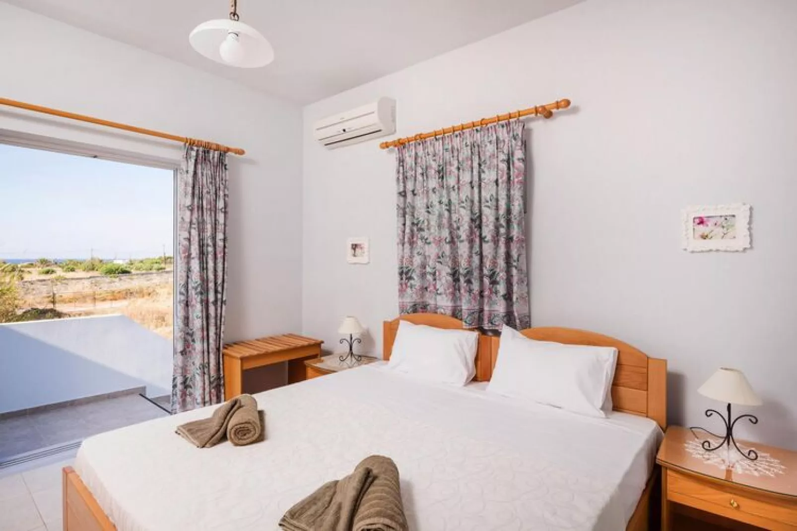 Apartments Cretan View, Chania-1 bedroom-app.-Slaapkamer