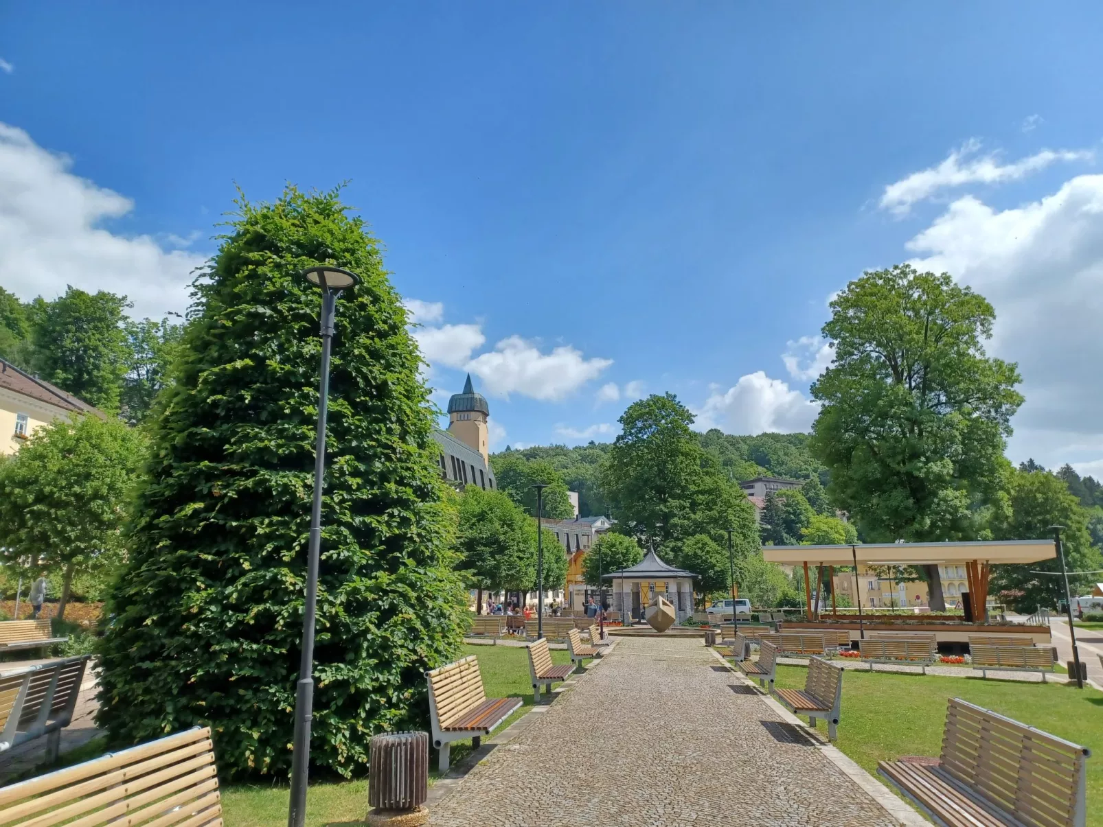Chic Mountain Terrace Lounge-Buiten