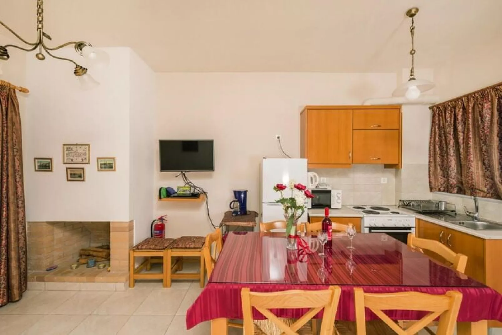 Apartments Cretan View, Chania-3 bedroom-app.-Keuken
