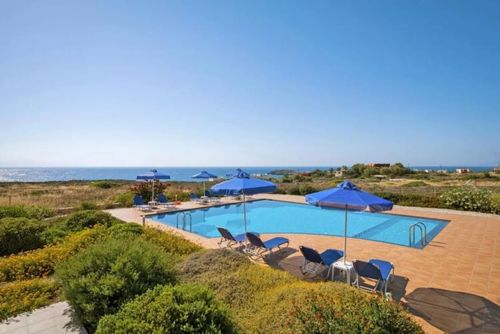 Apartments Cretan View, Chania-3 bedroom-app.-Zwembad