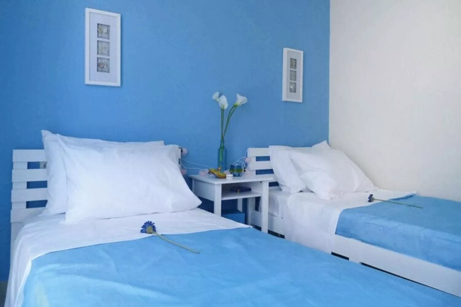 Villas Azure Beach, Nopigia-1-bedroom-villa - 45 sqm with sharing pool-Slaapkamer