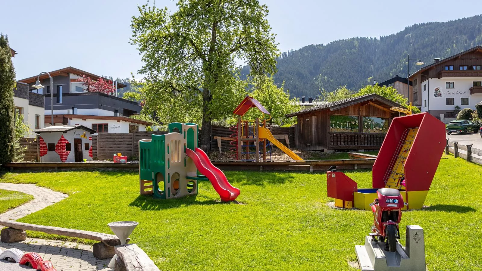 Bauernhof Seppen-Gebieden zomer 1km