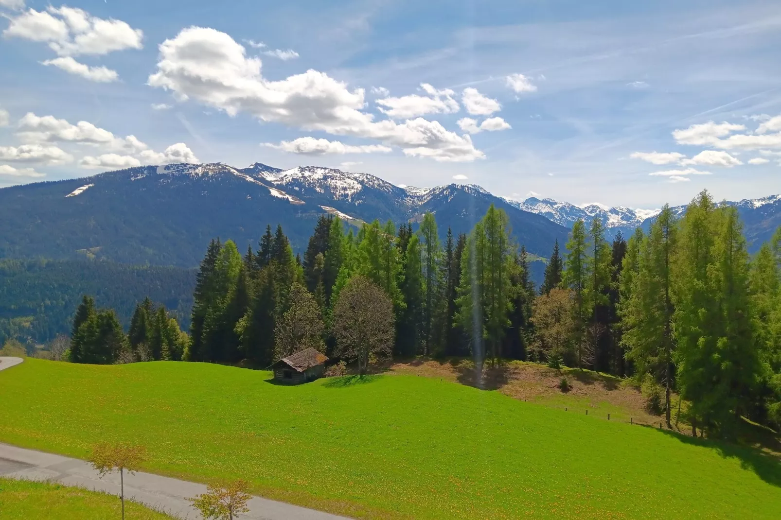 Apartment Bergblick-Uitzicht zomer