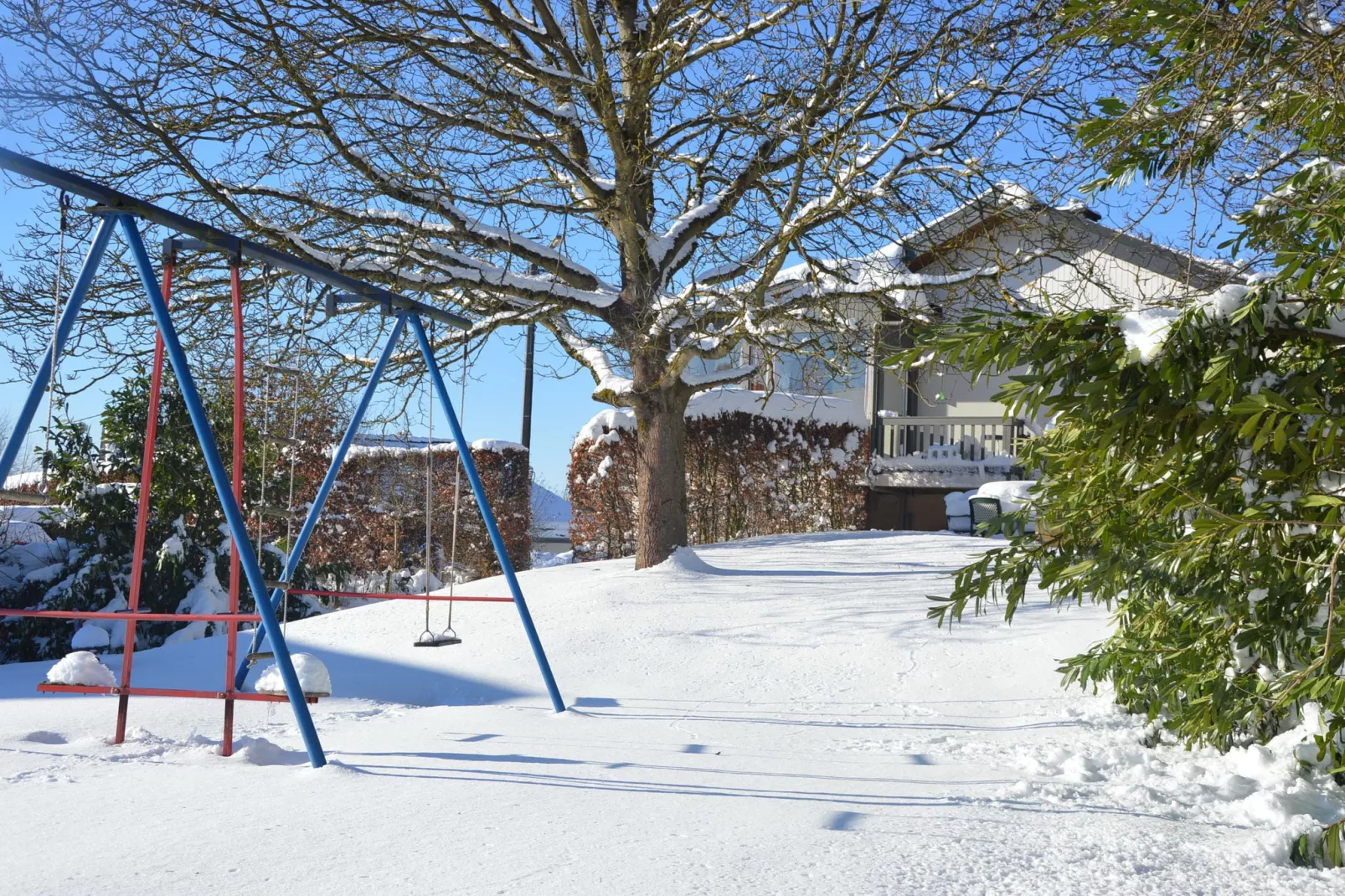 Les Sommets-Tuin winter