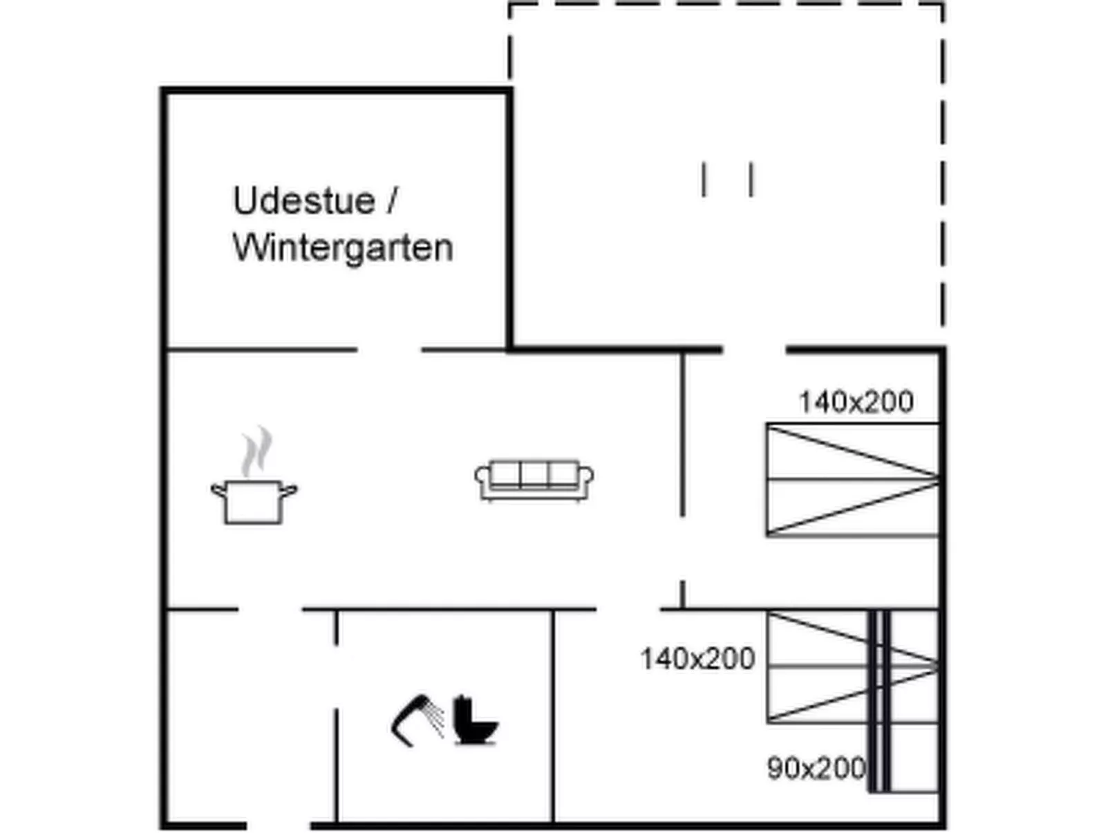 "Adla" - 450m from the sea-Binnen