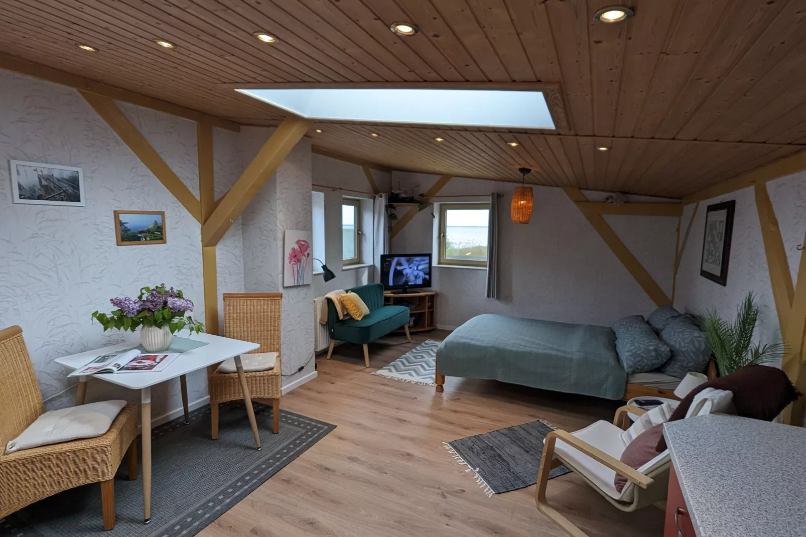 Ferienwohnung Usedom-Woonkamer