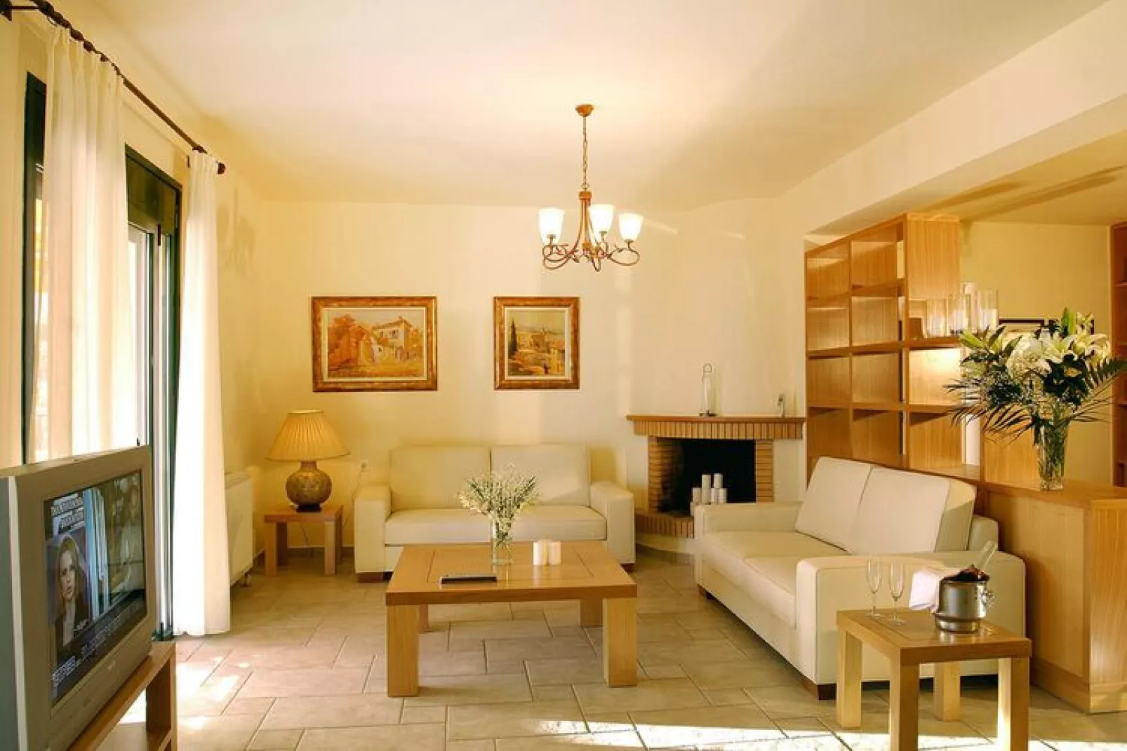 Villa in Agios Nikolaos vlakbij de zee-Woonkamer