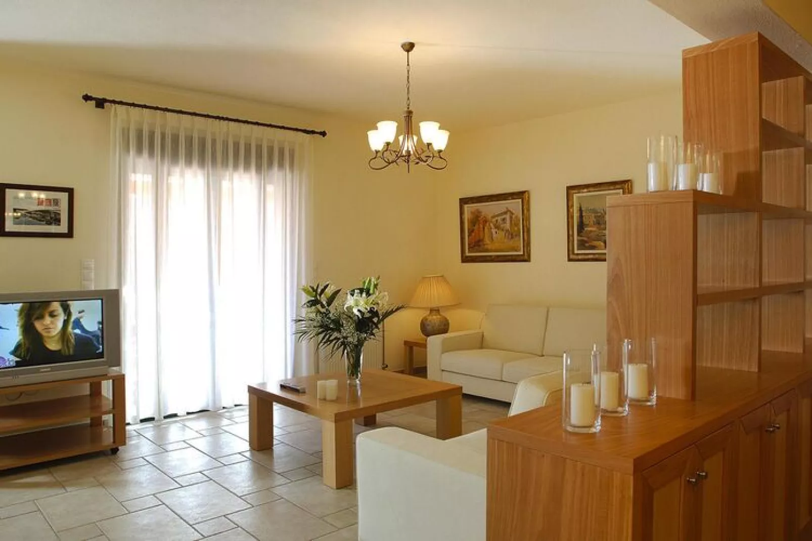 Villa in Agios Nikolaos vlakbij de zee-Woonkamer