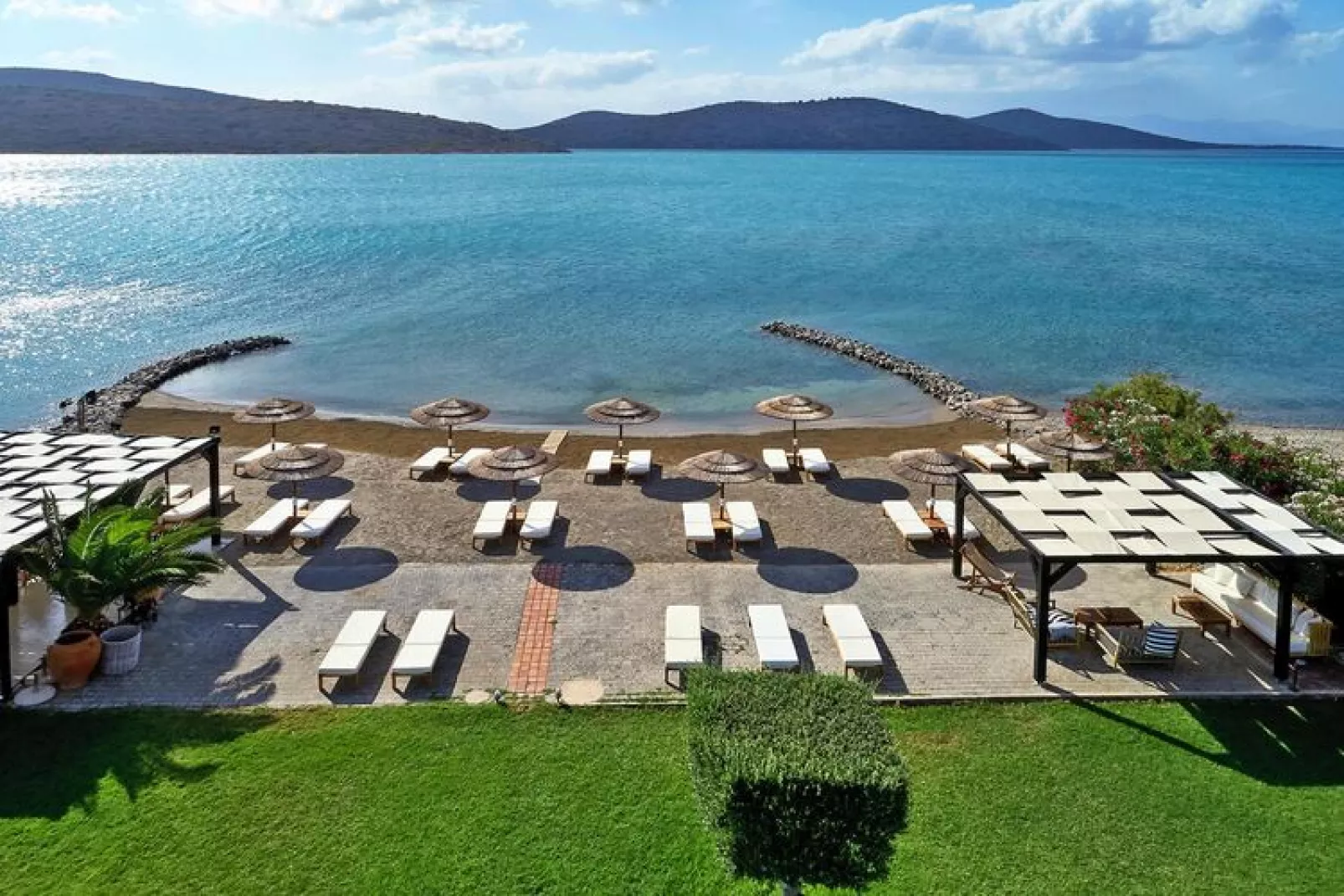 Villa, Elounda-3BD Aegean Pool Villa-Waterzicht