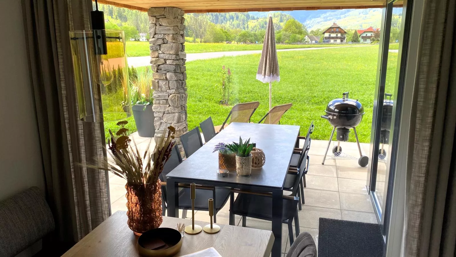 Mountain Chalet Esttes-Terrasbalkon