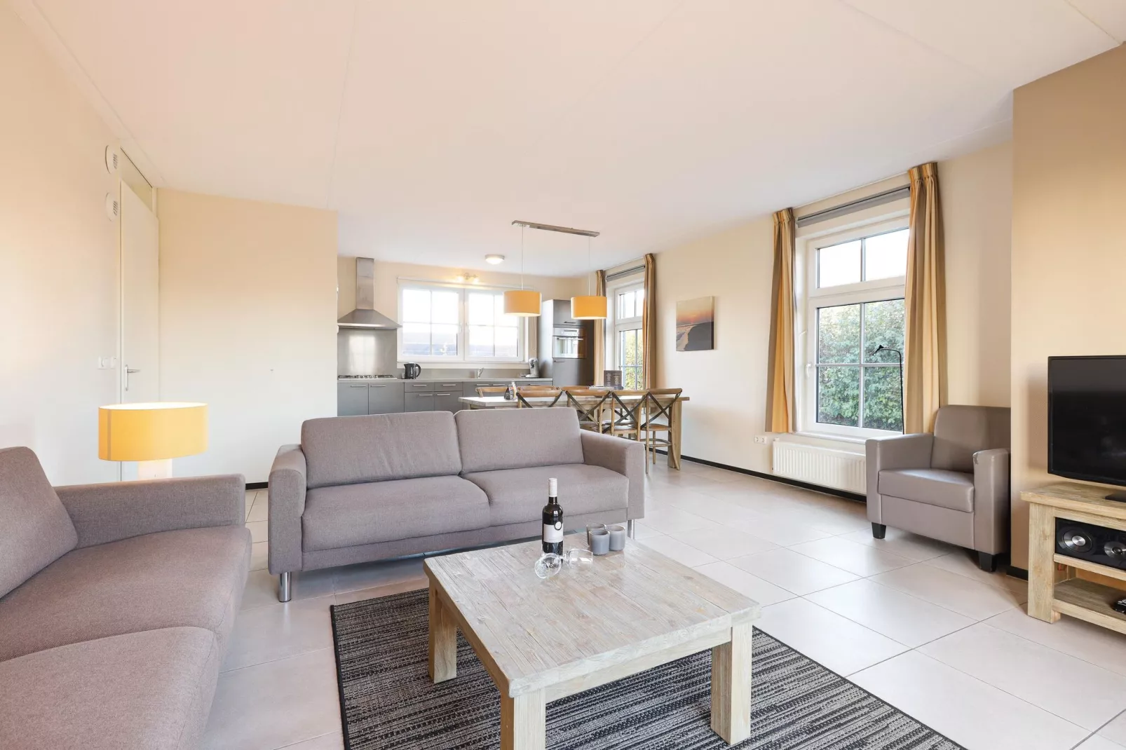 Strand Resort Nieuwvliet-Bad 12-Woonkamer