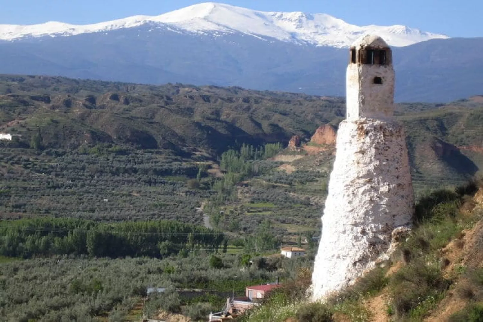 Casa Cueva Lopera-Gebied winter 5km