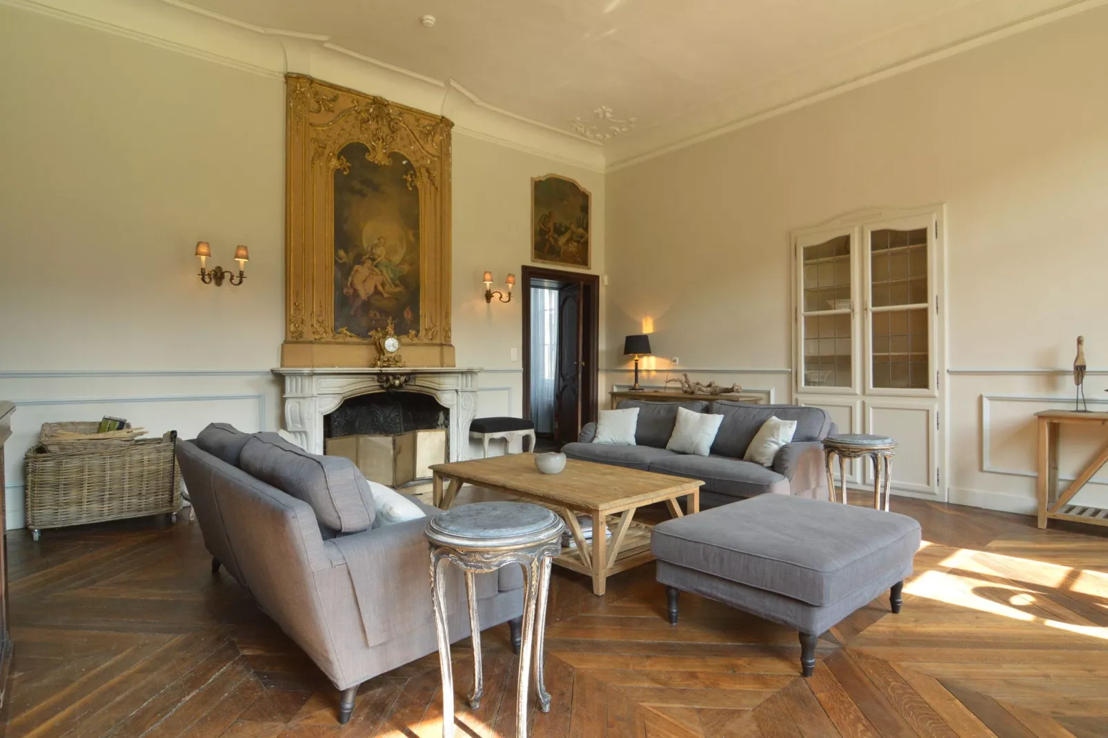 Chateau des Deux Etangs 24 pers-Woonkamer