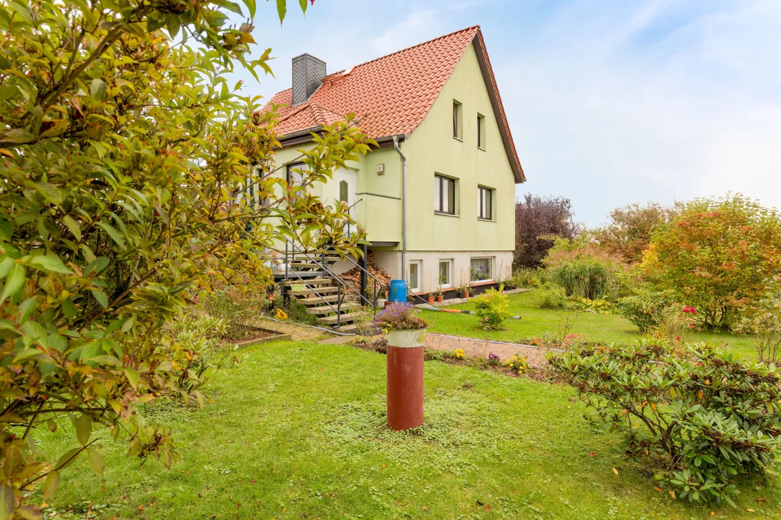 Ferienwohnung im Birkenweg-Tuinen zomer