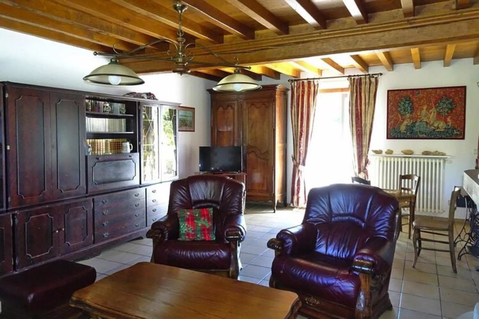 Holiday home St Maurice-en-Cotentin-Woonkamer