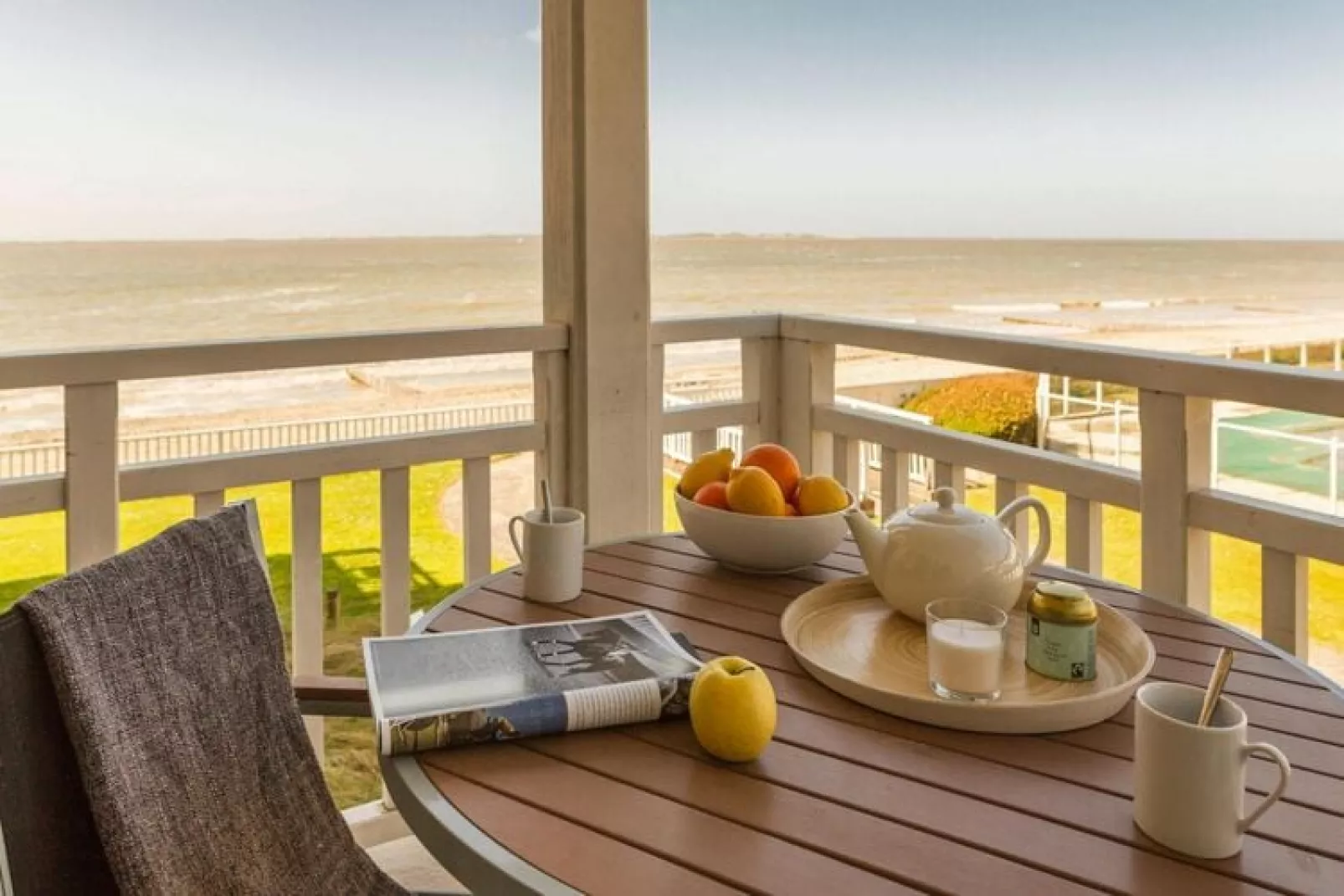 Appartement in Le Crotooy vlakbij de zee-Terras