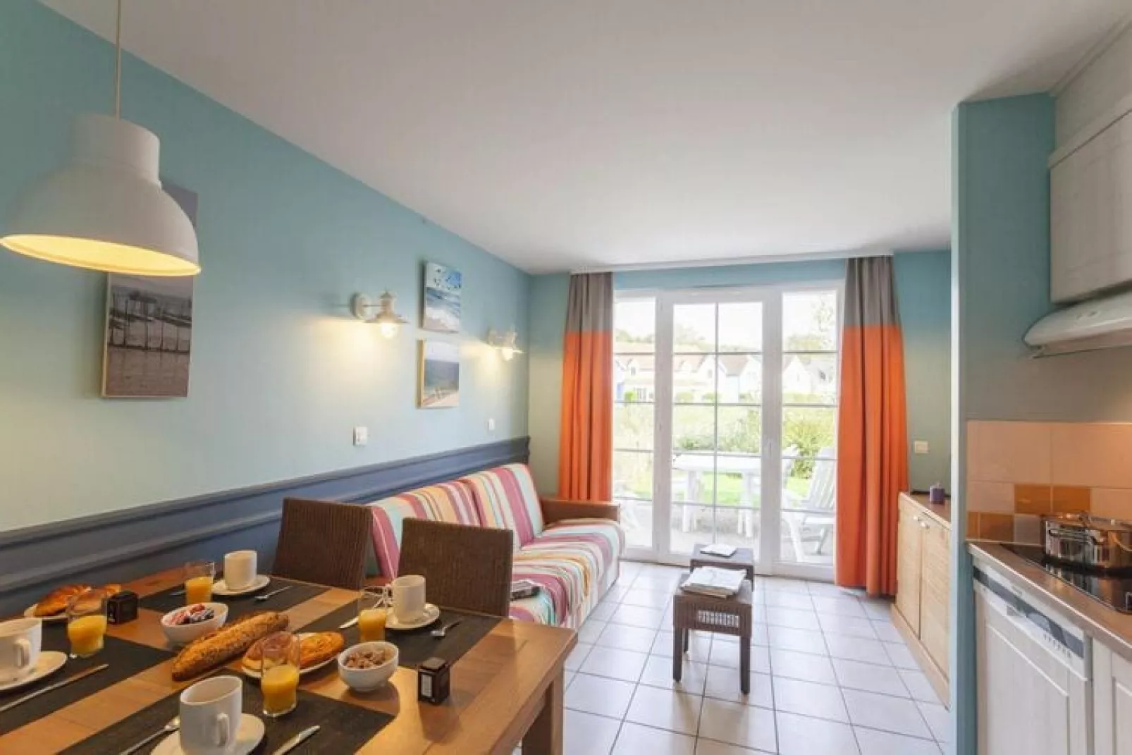 Holiday village Belle Dune Fort-Mahon-Plage - 24 Standard Apt 4 p - 1 bedroom-Keuken