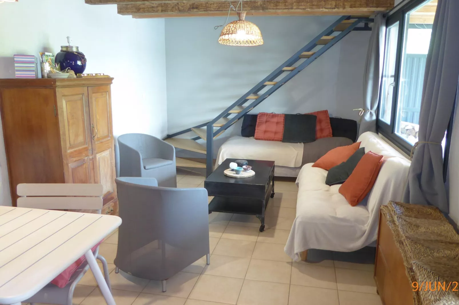 Gîte "Au bord de l'Eau "-Woonkamer