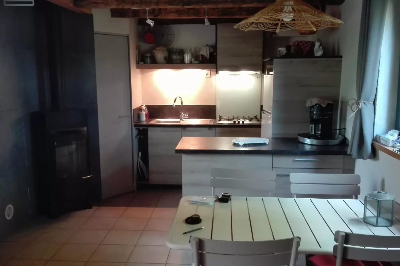 Gîte "Au bord de l'Eau "-Keuken