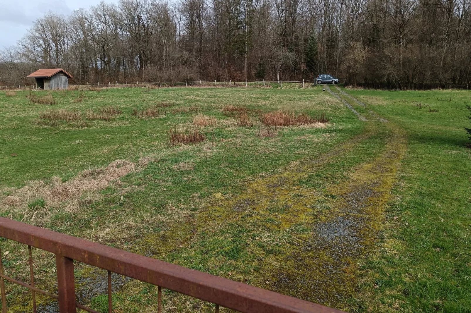 Gîte "Au bord de l'Eau "-Tuin winter