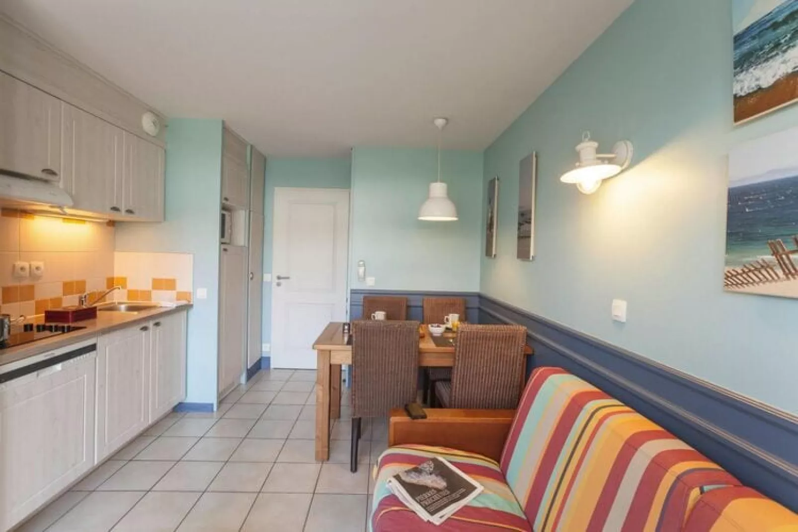 Holiday village Belle Dune Fort-Mahon-Plage - M6S Standard House 6 p - 2 bedrooms-Keuken