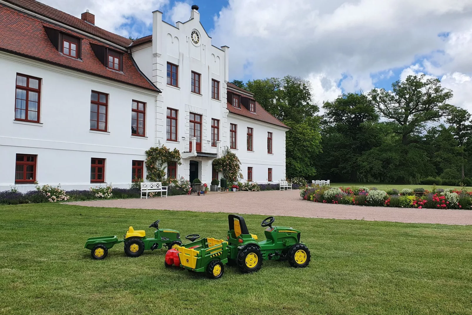 Alte Küche Gerdshagen-Tuinen zomer