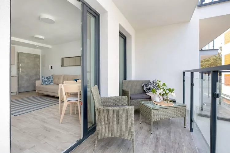 Apartamenty Powstańców WLKP 16D-25 Pobierowo-Terrasbalkon