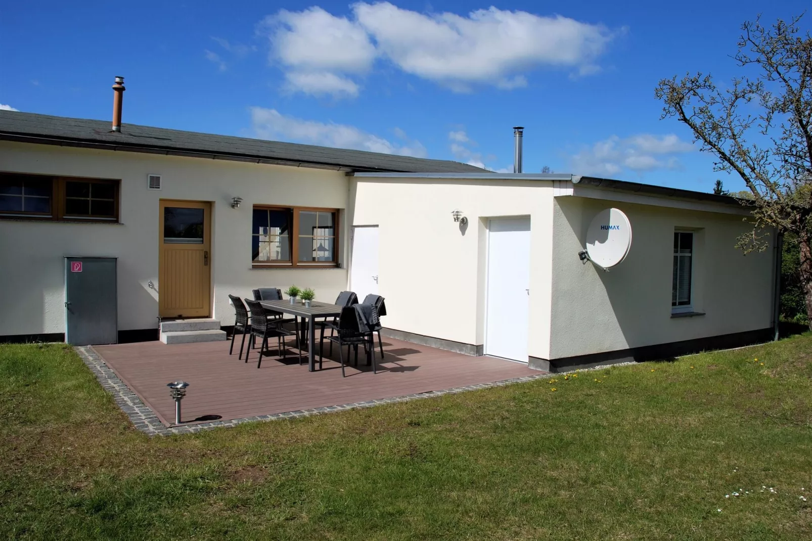 Ferienhaus Im Gutshofpark mit Sauna-Terrasbalkon