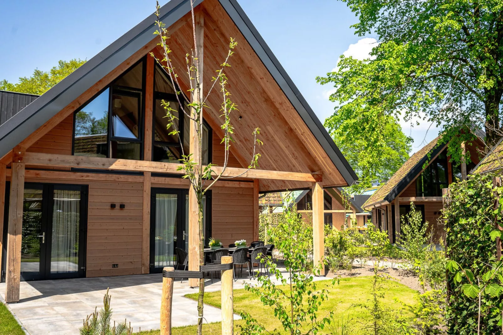 Bos Villa  6 personen-Buitenkant zomer