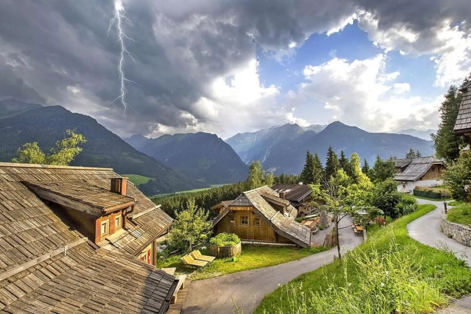 Naturdorf Oberkühnreit-Uitzicht zomer