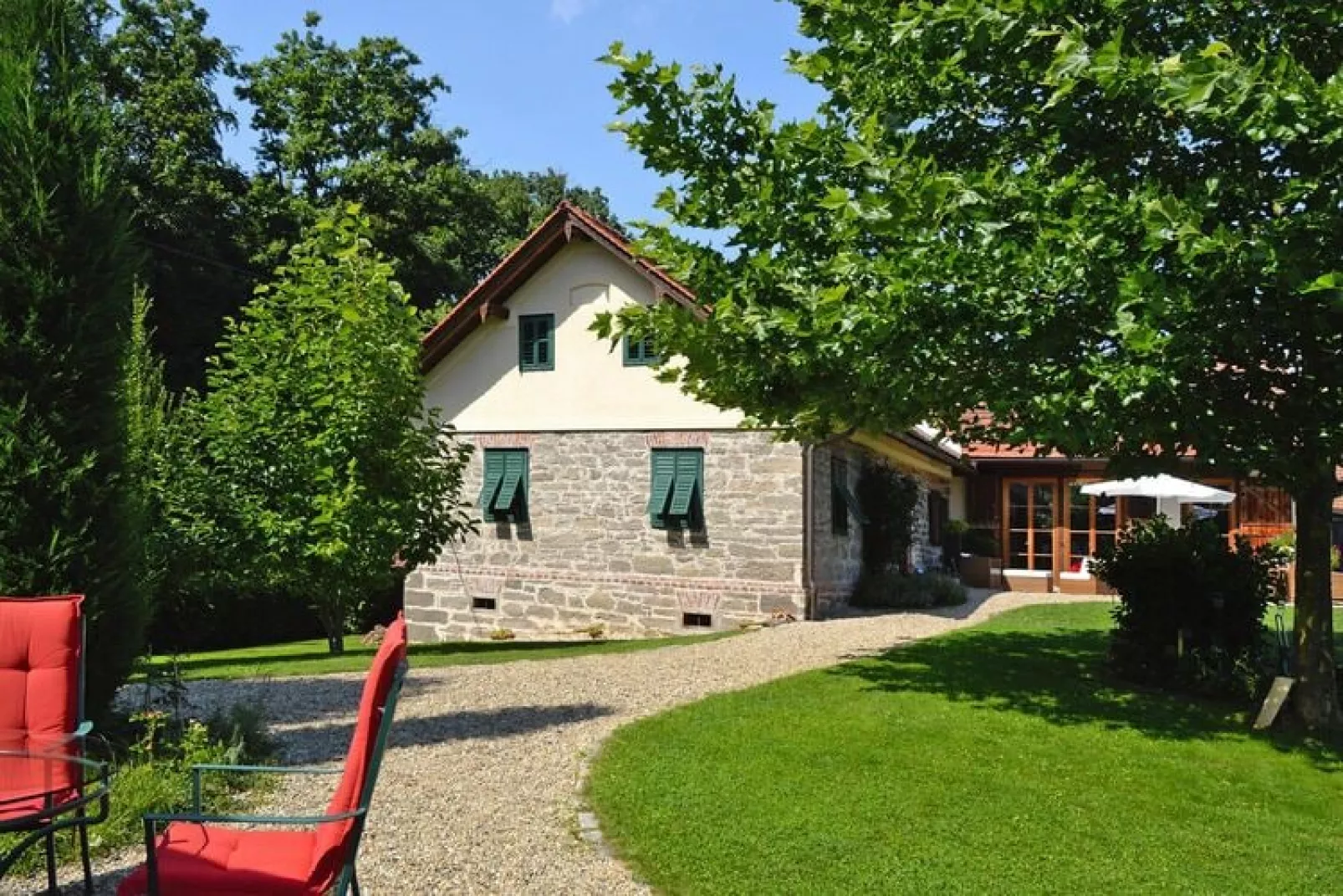 Landhaus Austria-Buitenkant zomer