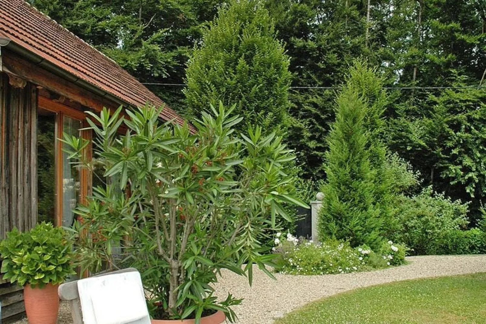 Landhaus Austria-Tuinen zomer