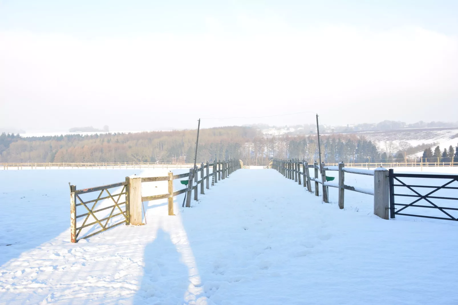 La Cour de Himbe-Uitzicht winter