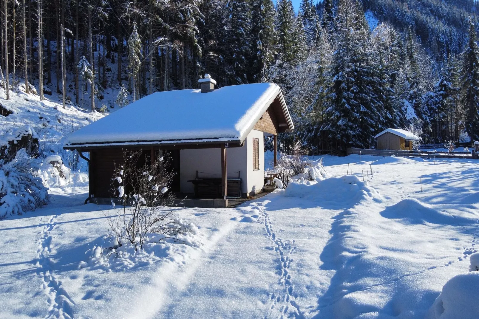 	 Ferienhaus Bodental-Exterieur winter