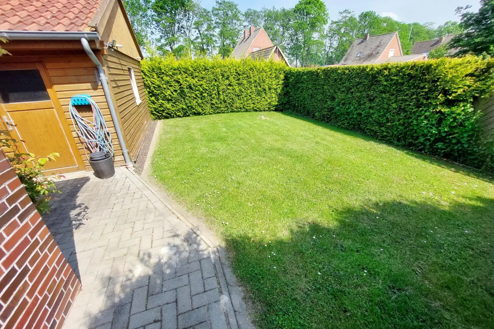 Ferienhaus Nordliebe-Tuinen zomer