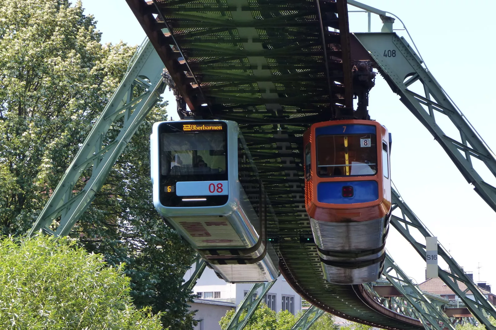 Ferienwohnung Schwebebahn-Gebieden zomer 1km