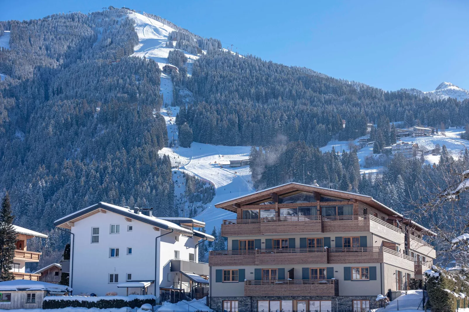 Apartments Chalet 149, Westendorf-Suite Feldalphorn mit Sauna-Exterieur winter