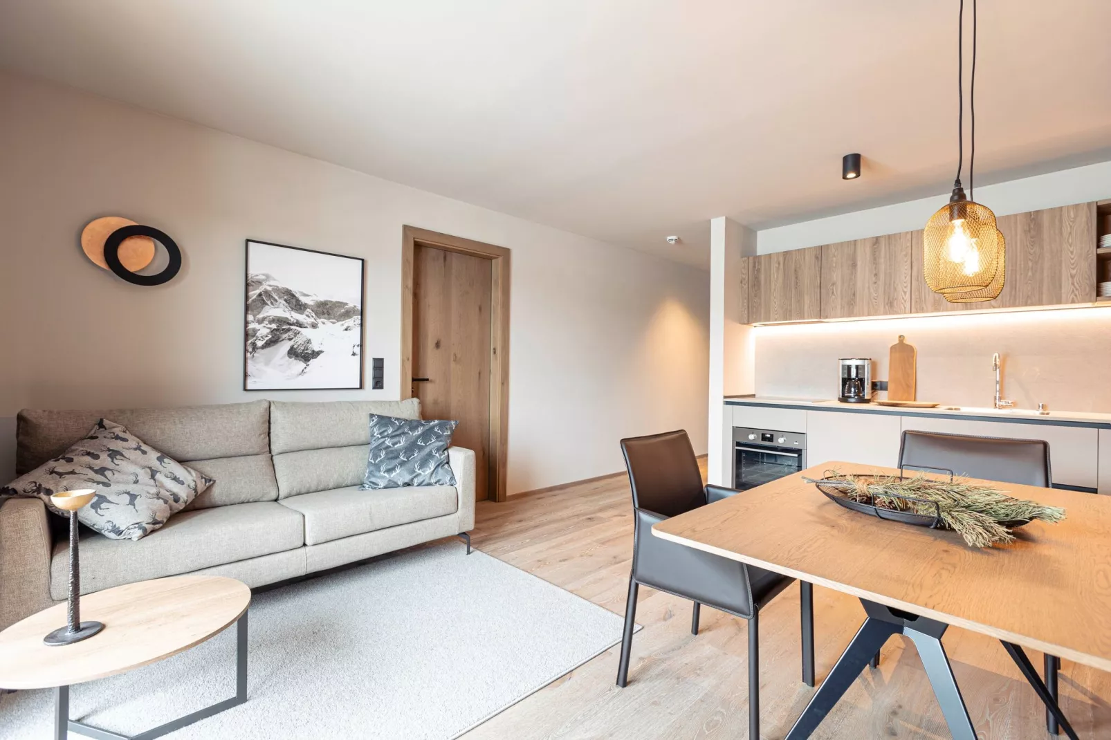 Apartments Chalet 149, Westendorf-Suite Feldalphorn mit Sauna-Woonkamer