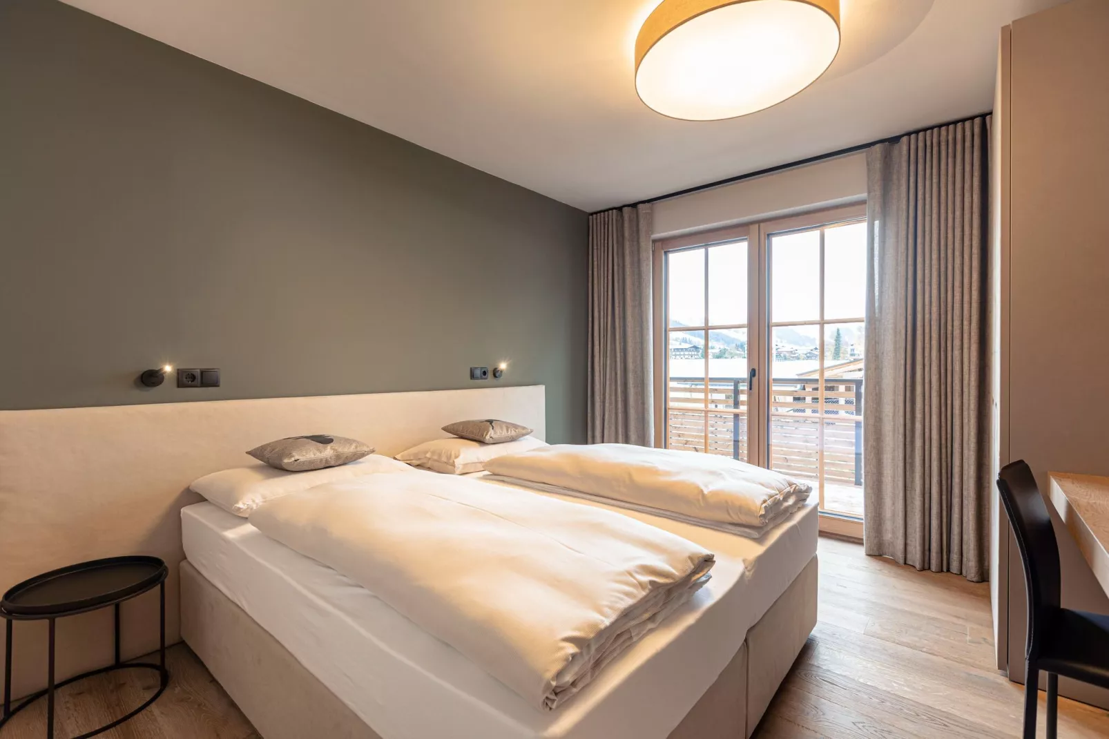 Apartments Chalet 149, Westendorf-Suite Feldalphorn mit Sauna-Slaapkamer