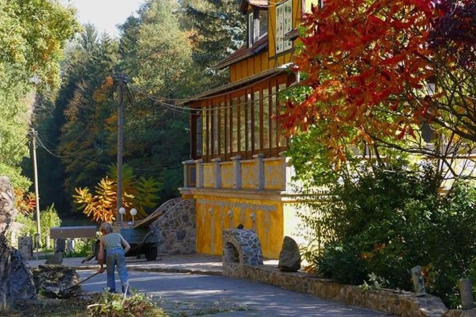 Villa Rotschönberg-Gebieden zomer 1km