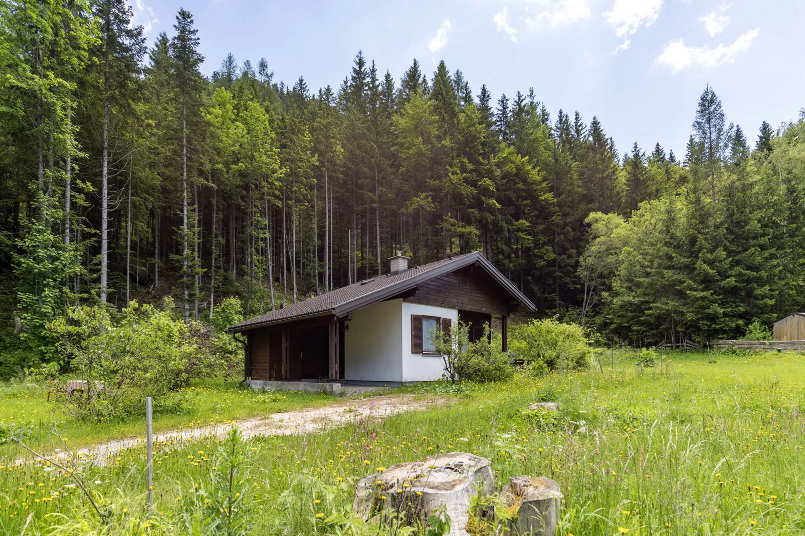 	 Ferienhaus Bodental-Buitenkant zomer