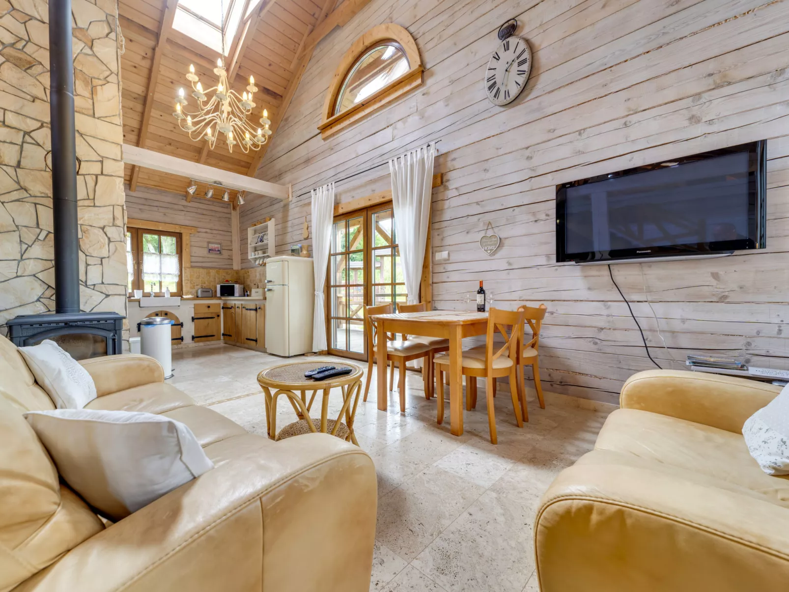 Bieszczady Chata-Binnen