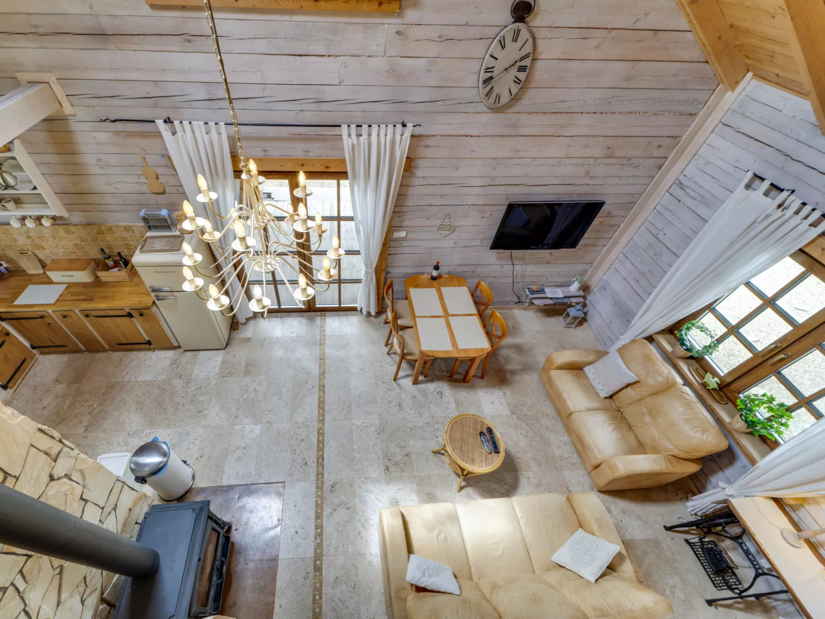 Bieszczady Chata-Binnen