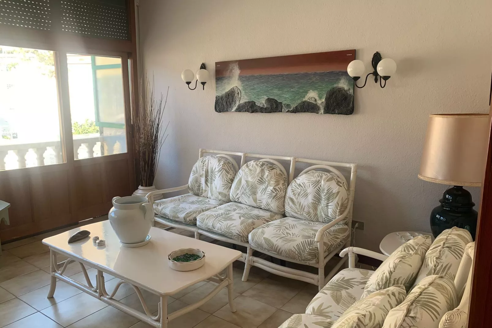 Appartement in Santa Cruz de Tenerife met uitzicht-Woonkamer